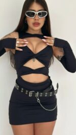 vestido Milena com luvas 2 em 1 - Imagem 4